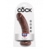 King C*ck 8 Inches Dildo - Brown - Pipedream