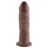 King Cock 9 Inch Dildo Brown - Pipedream