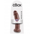 King Cock 9 Inch Dildo Brown - Pipedream