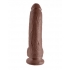 King Cock 9 Inches Cock Balls Brown - Pipedream
