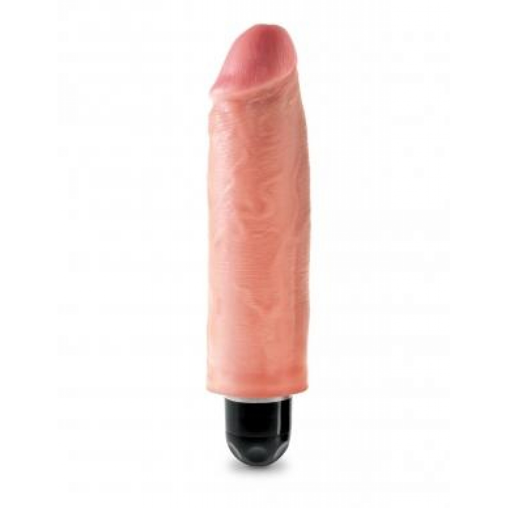 King Cock 6 inches Vibrating Stiffy Beige - Pipedream 
