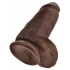 King Cock Chubby 9 inches Brown Dildo - Pipedream 