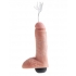 King Cock 8 inches Squirting Beige Dildo - Pipedream