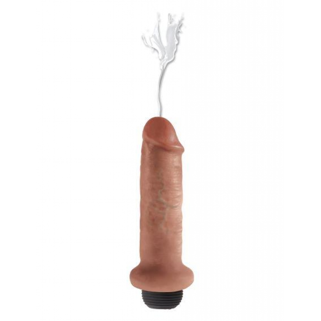 King Cock 6 inches Squirting Cock Tan Dildo - Pipedream 