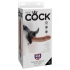 King Cock Strap On Harness with 9 inches Cock Tan Dildo - Pipedream 