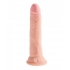 King Cock Triple Density 7 inches Beige Dildo - Pipedream 
