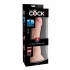 King Cock Triple Density 8 inches Cock Beige Dildo - Pipedream
