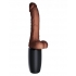 King Cock Plus 7.5in Thrusting Cock W/ Balls Brown - Pipedream Products