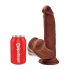 King Cock Plus 8 In Triple Density Cock W/ Balls Brown - Pipedream Products