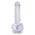 King Cock Clear 6 inches Cock with Balls - Pipedream