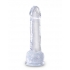 King Cock Clear 7 inches Cock with Balls - Pipedream 