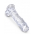 King Cock Clear 8 Inches Cock with Balls - Pipedream 
