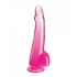 King Cock Clear 10in W/ Balls Pink - Pipedream Products