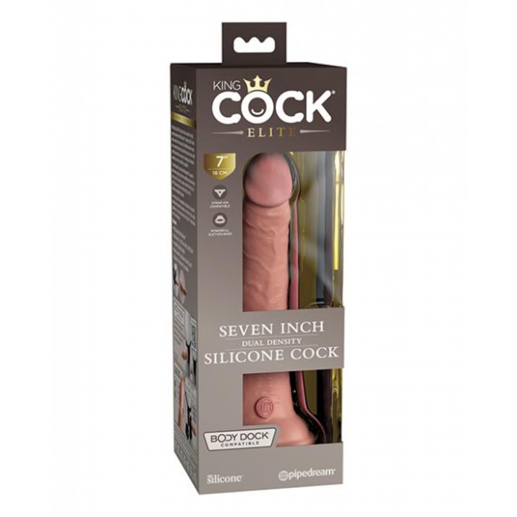 King Cock Elite 7 In Dual Density Light - Pipedream Products