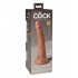 King Cock Elite 7 In Dual Density Tan - Pipedream Products