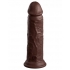 King Cock Elite 8 In Dual Density Brown - Pipedream Products