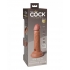 King Cock Elite 6 In Vibrating Dual Density Tan - Pipedream Products