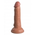 King Cock Elite 6 In Vibrating Dual Density Tan - Pipedream Products