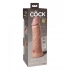 King Cock Elite 8 In Vibrating Dual Density Light - Pipedream Products