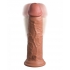 King Cock Elite 8 In Vibrating Dual Density Tan - Pipedream Products