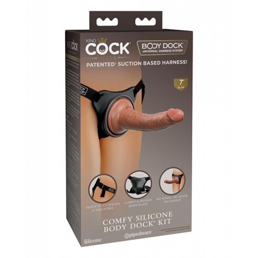 King Cock Elite Comfy Silicone Body Dock Kit - Pipedream Products