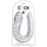 King Cock 18 In Double Dildo Clear - Pipedream Products