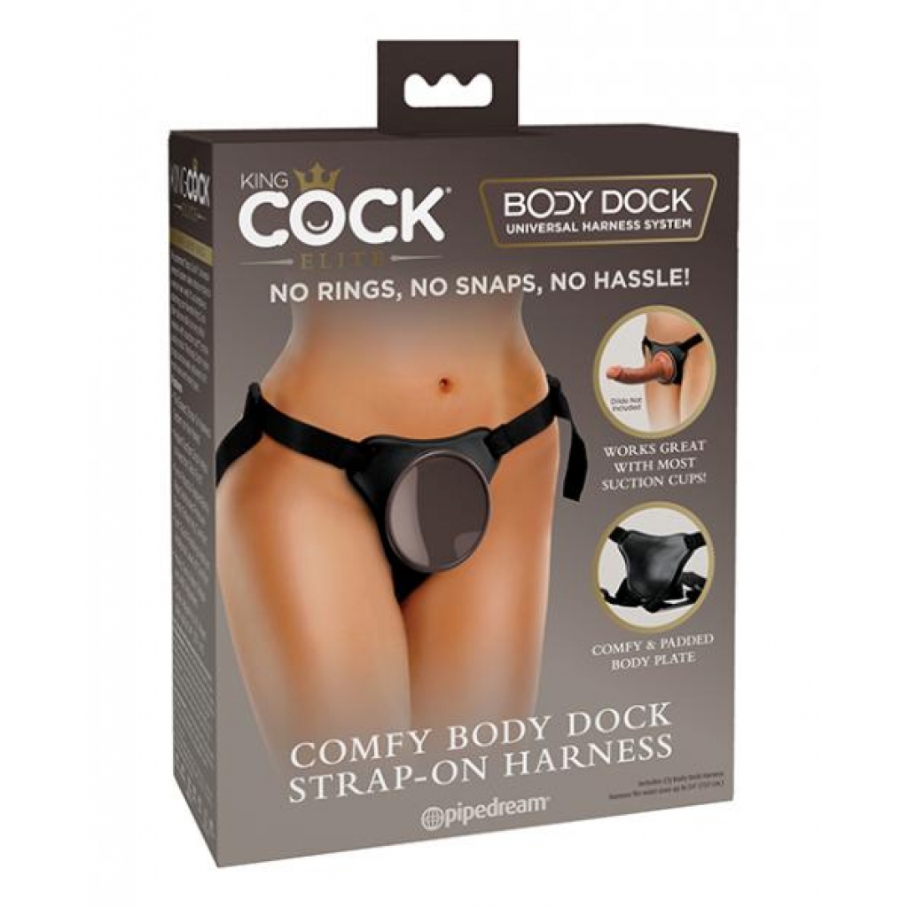 King Cock Elite Comfy Body Dock Strap On Harness - Pipedream Products