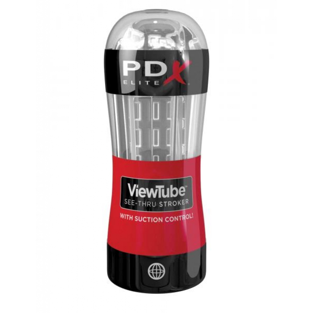 Pdx Elite Viewtube See-thru Stroker - Pipedream Products