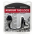 Armour Tug Lock Cock Ring Black - Perfect Fit Brand
