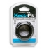 Xact-Fit Silicone Rings 3 Mixed Sizes Black - Perfect Fit Brand