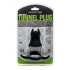 Double Tunnel Plug Black Medium - Perfect Fit Brand