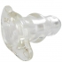 Double Tunnel Plug X-Large Clear - Perfect Fit Brand