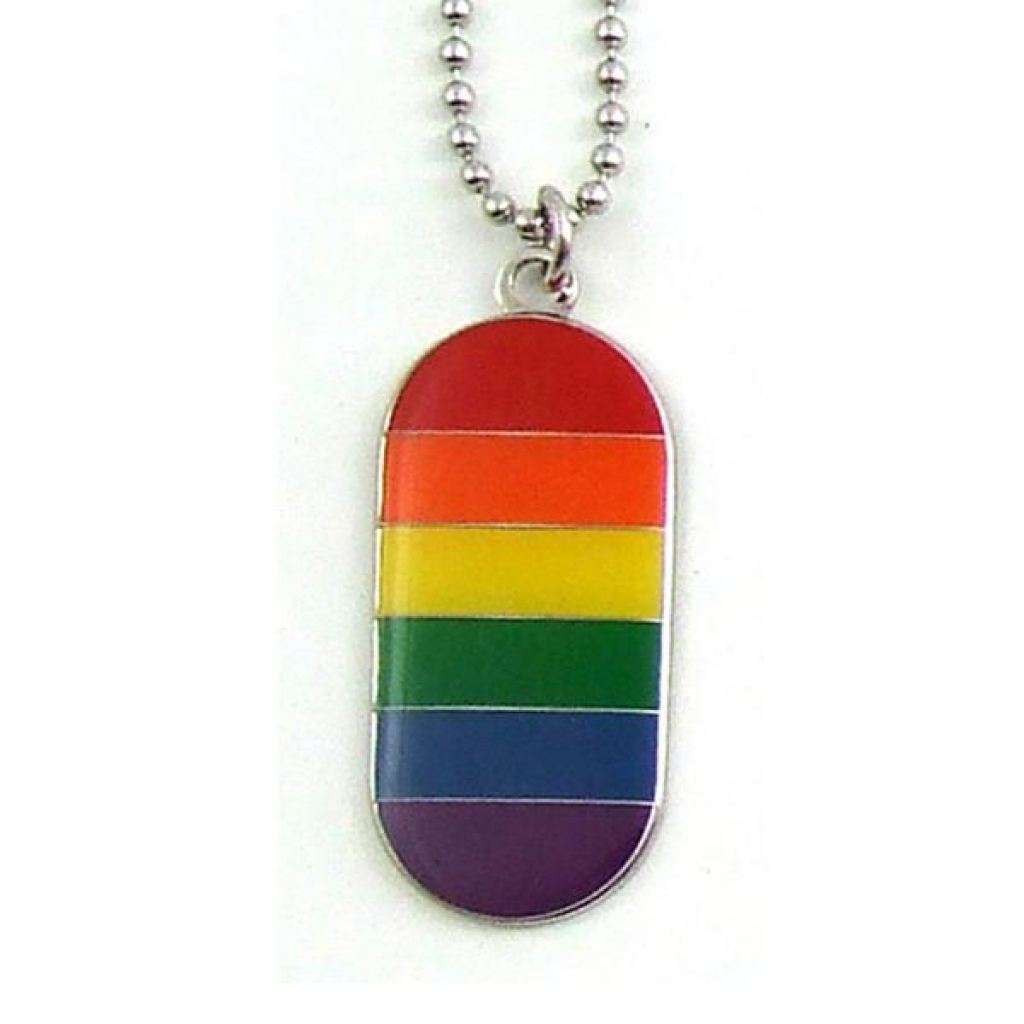 Gaysentials Rainbow I.d. Tag Necklace - Phs International