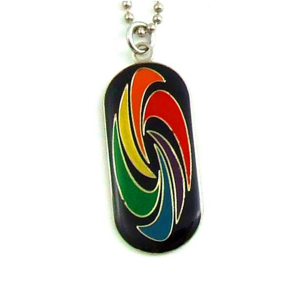 Gaysentials Swirl I.d. Tag Necklace - Phs International