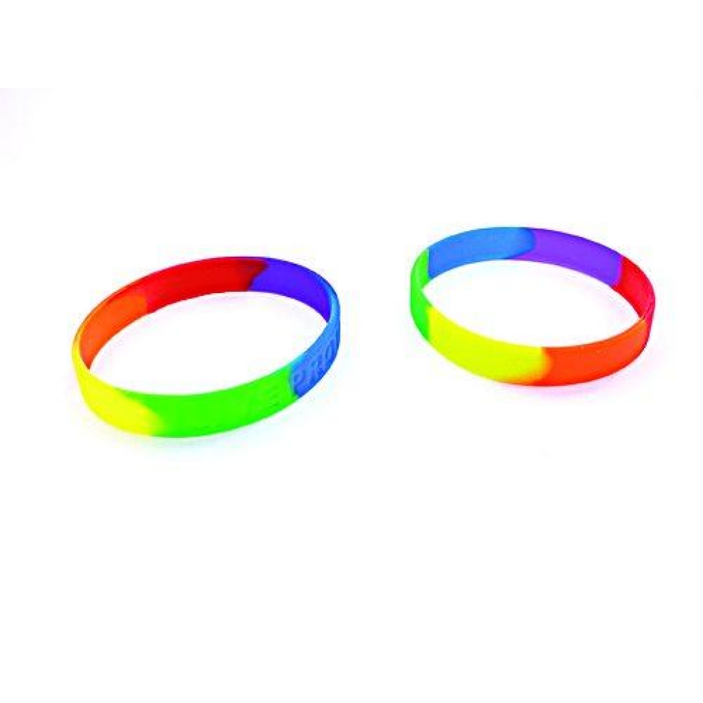 Gaysentials Rainbow Bracelet Set Silicone - Phs International
