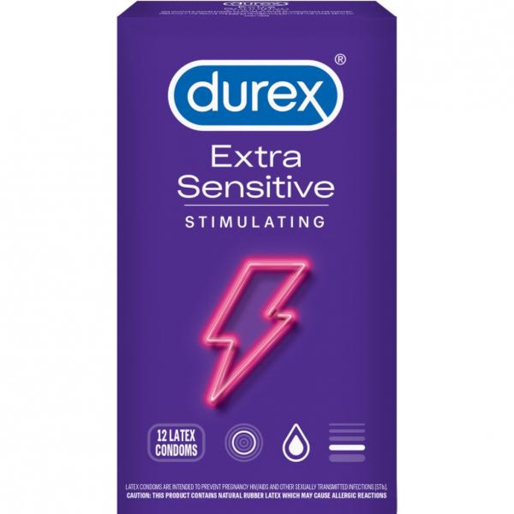Durex Extra Sensitive Stimulating 12ct - Paradise Products