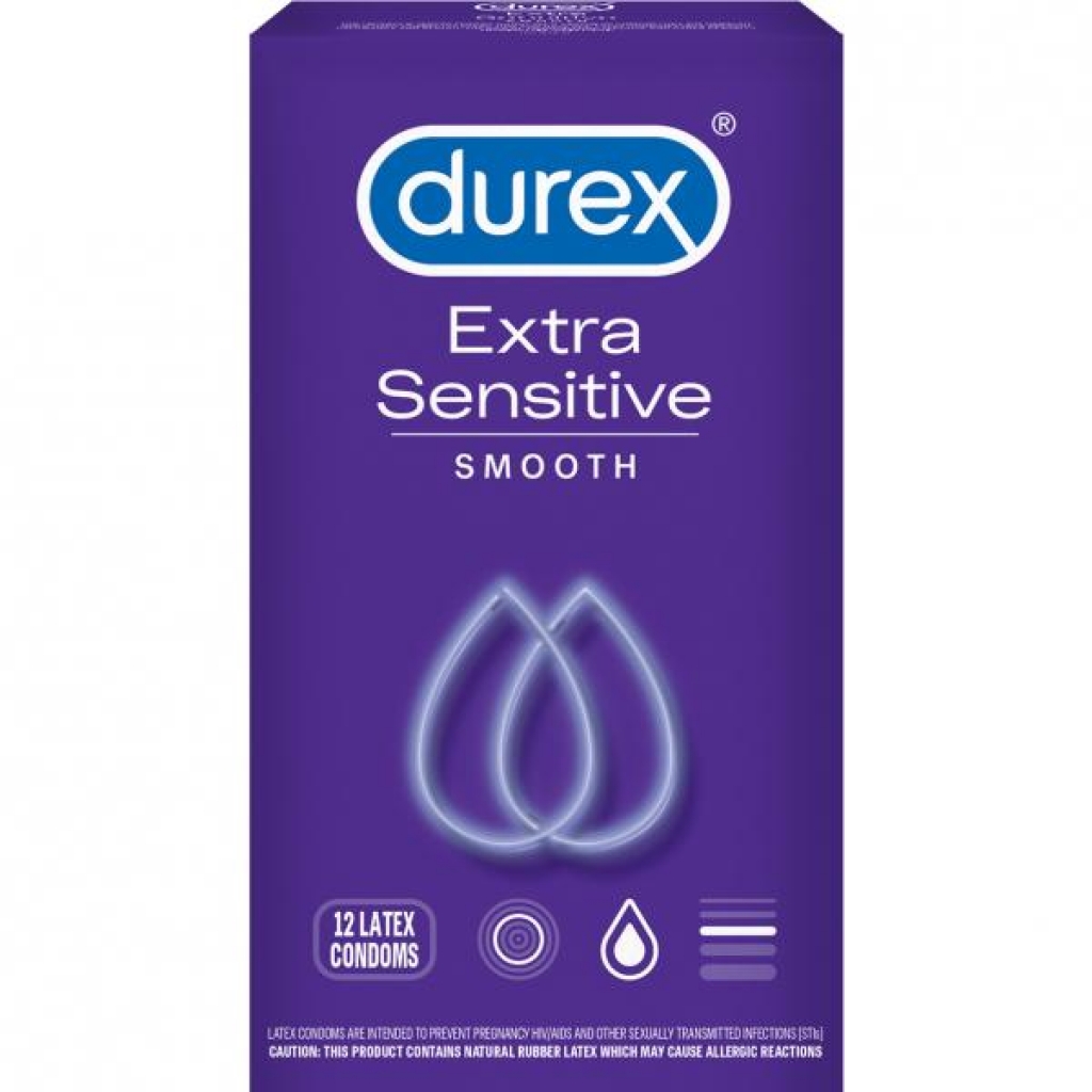 Durex Extra Sensitive Smooth 12ct - Paradise Products