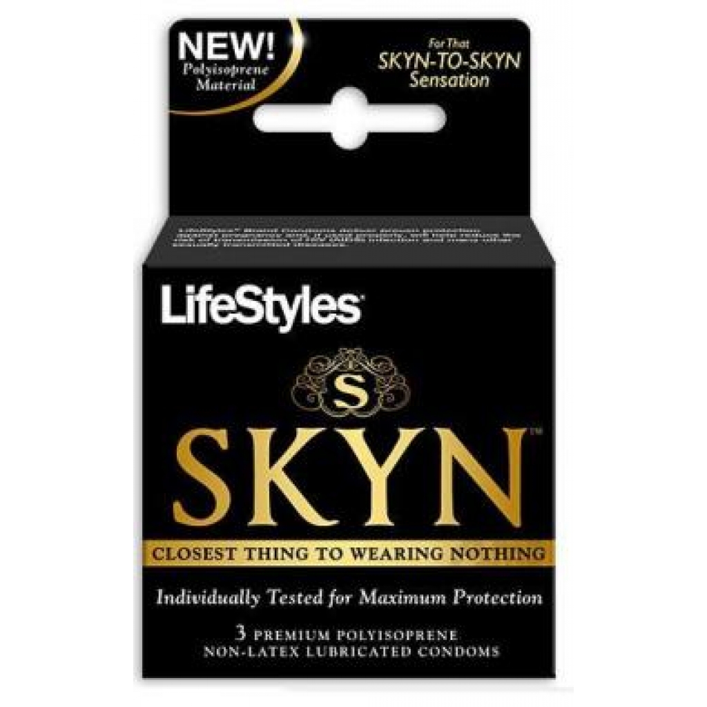 Lifestyles Skyn Non-Latex Condoms 3 Pack - Paradise Marketing