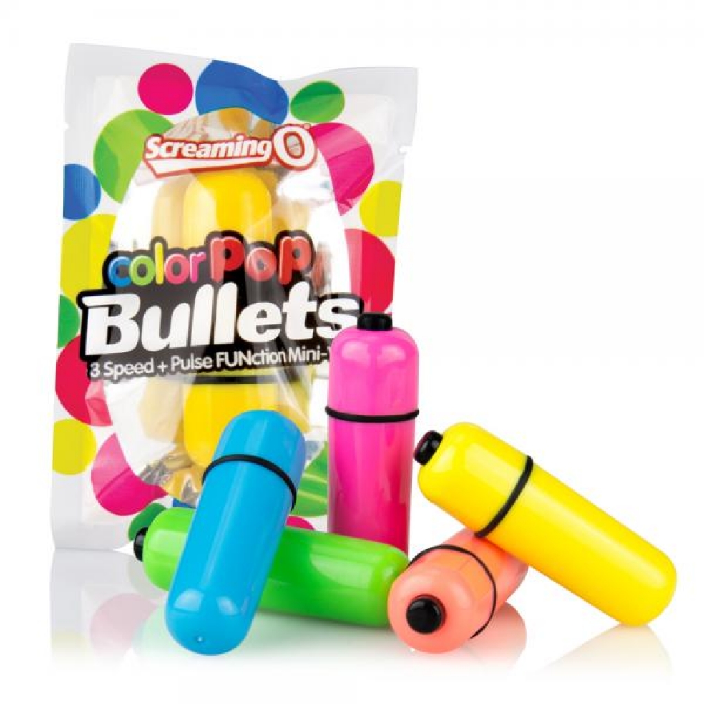 Color Pop Bullet Vibrator Neon Pink - Screaming O