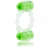 Color Pop Two O Quickie Green Vibrating Ring - Screaming O