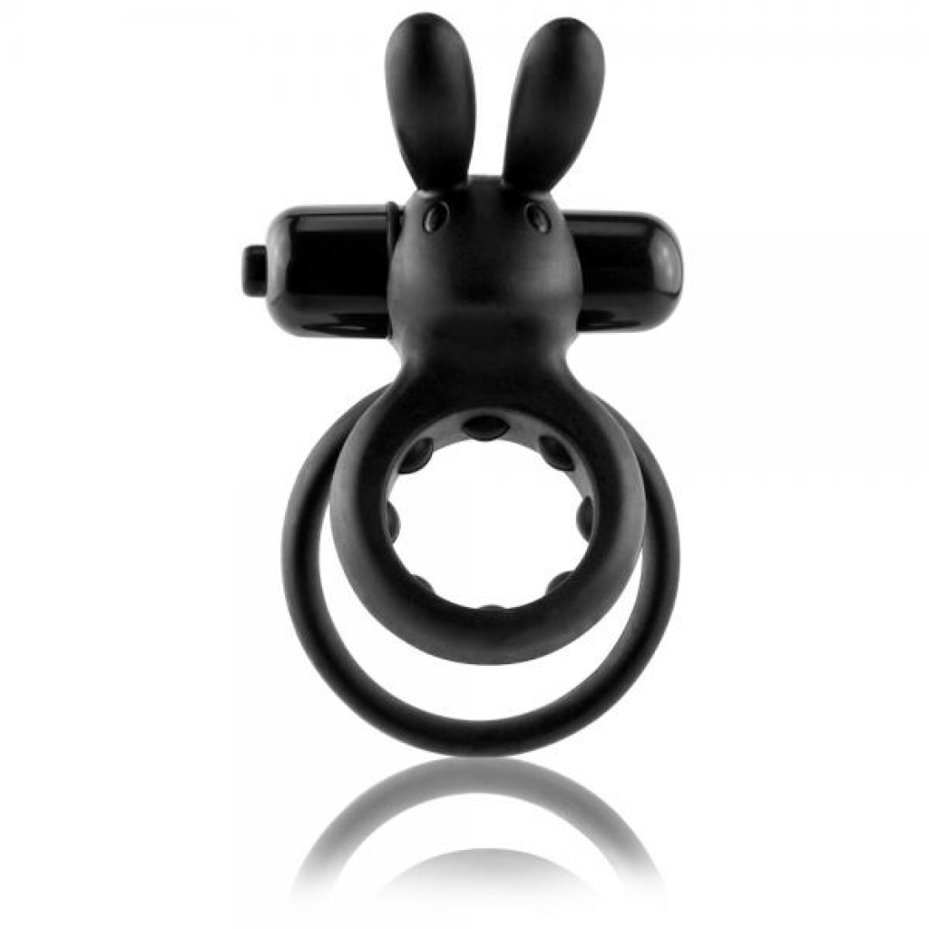 OHare Rabbit Vibrating Ring - Black - Screaming O
