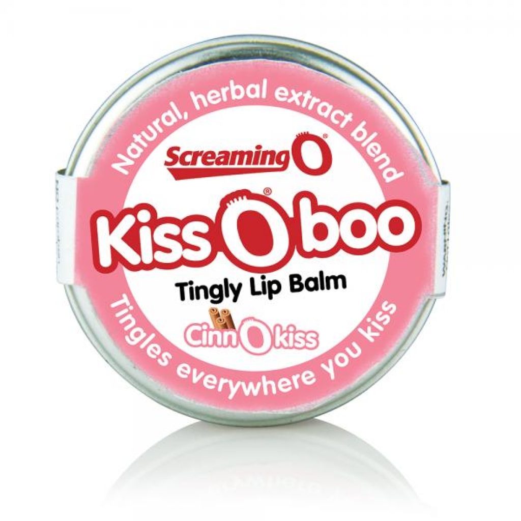 KissOboo Tingly Lip Balm Cinnamon .45oz Tin - Screaming O