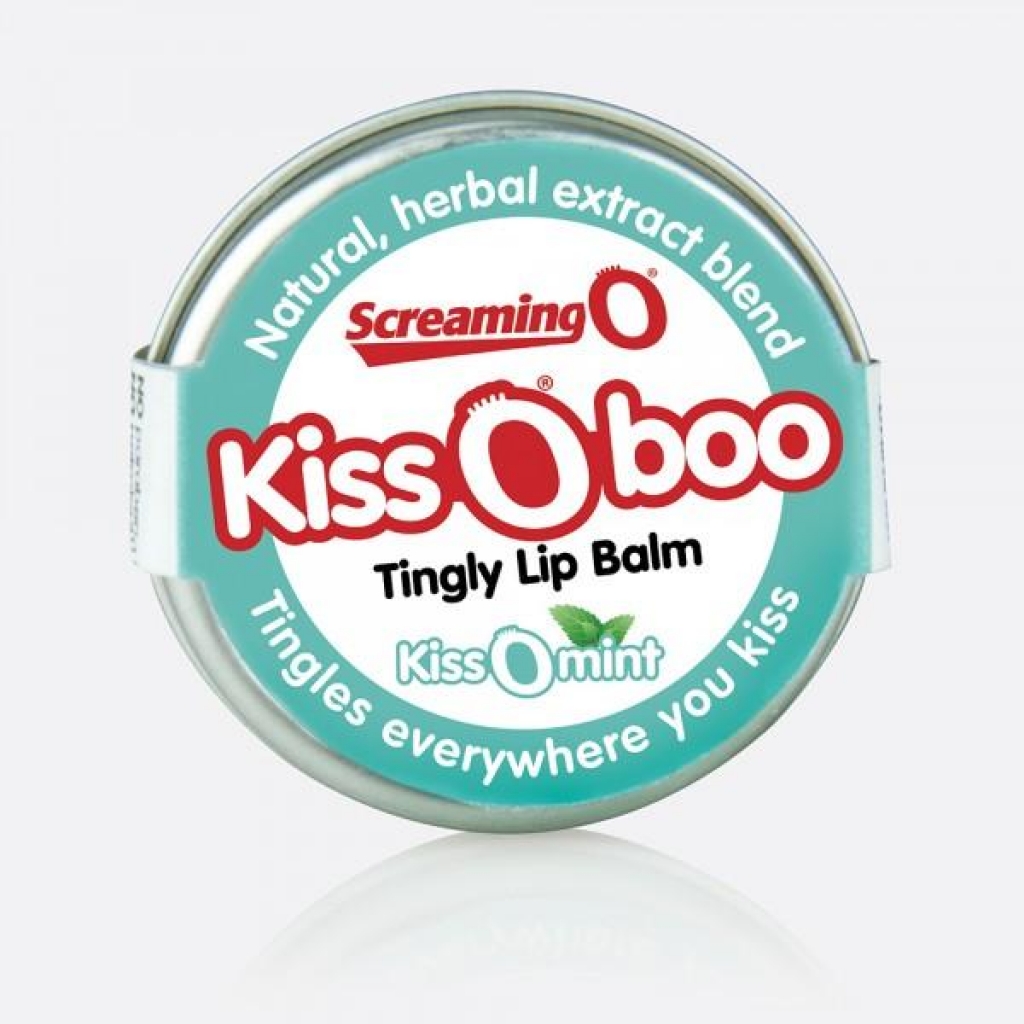 KissOboo Tingly Lip Balm Peppermint .45oz Tin - Screaming O