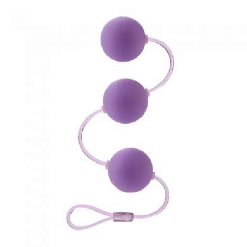 First Time Love Balls Triple Lover Perfectly Weighted For The Beginner - Purple - Cal Exotics