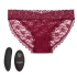 Remote Control Lace Panty Set S/m Burgundy - California Exotic Novelties