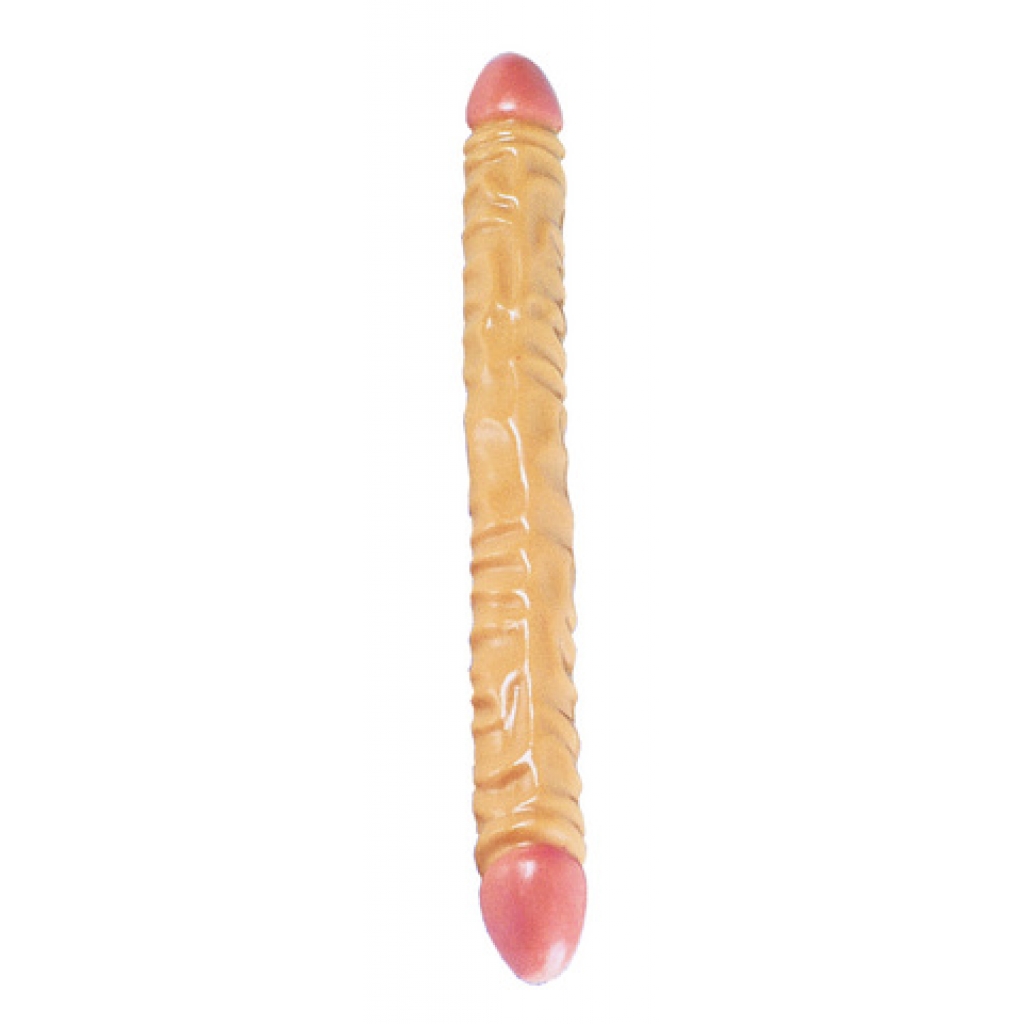 18 inch ivory veined double dildo - Cal Exotics