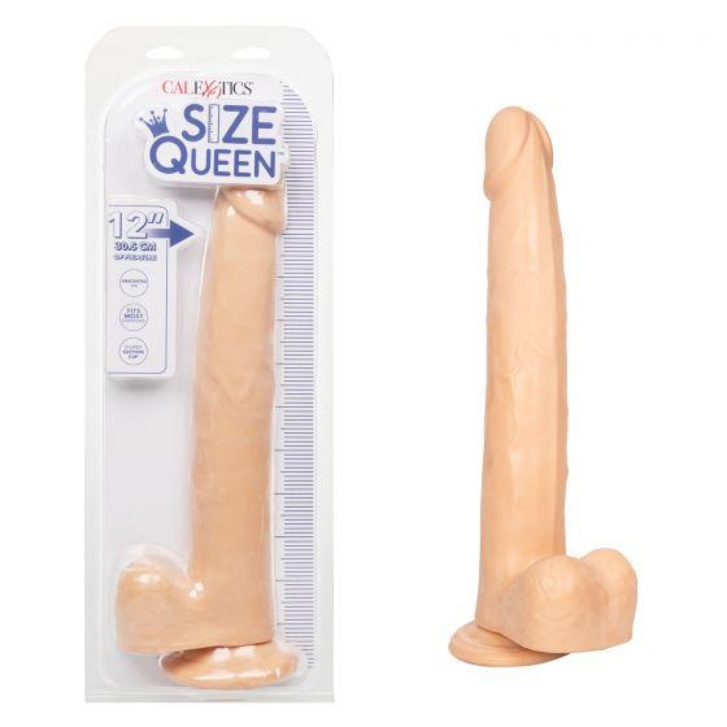 Size Queen 12in Ivory - California Exotic Novelties