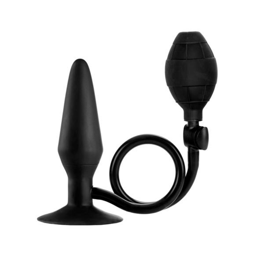 Booty Pumper Medium Black Inflatable Plug - Cal Exotics