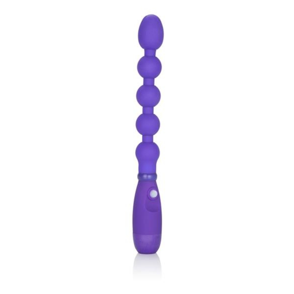Booty Call Booty Bender Purple Vibrating Beads - Cal Exotics