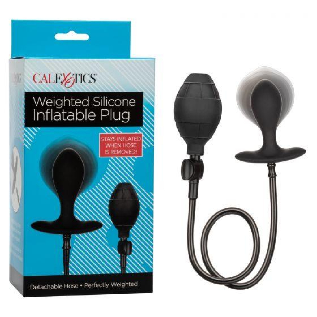 Weighted Silicone Inflatable Butt Plug - California Exotic Novelties